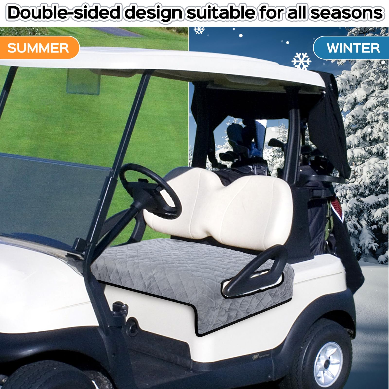 Amazon.co.jp: Datanly 冬用ゴルフカートアクセサリー ゴルフカート