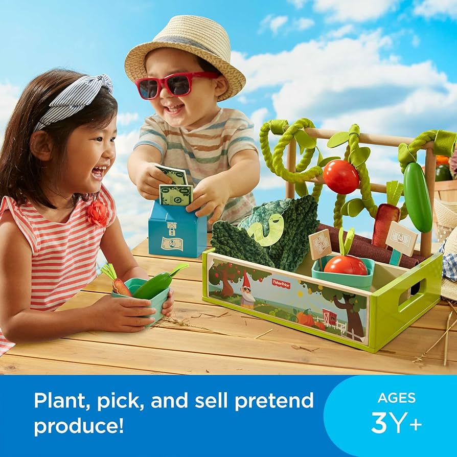 Amazon.com: Fisher-Price Farm-to-Market Stand Garden Box : Patio