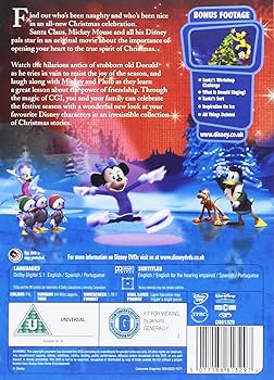 Amazon.com: Disney Mickey's Twice Upon A Christmas (2004) DVD