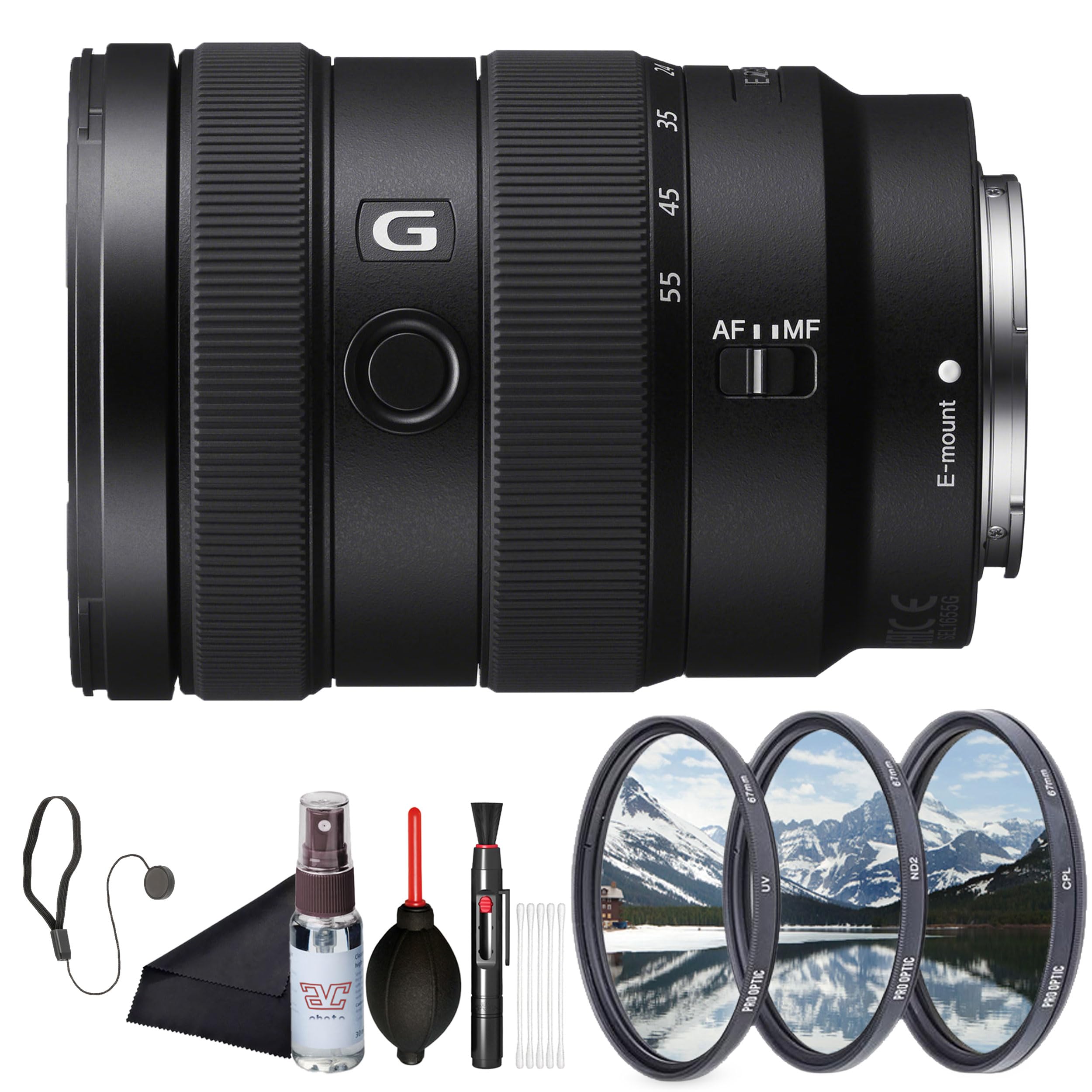 Amazon | Sony E 16-55mm f/2.8 G レンズ SEL1655G、フィルターキット