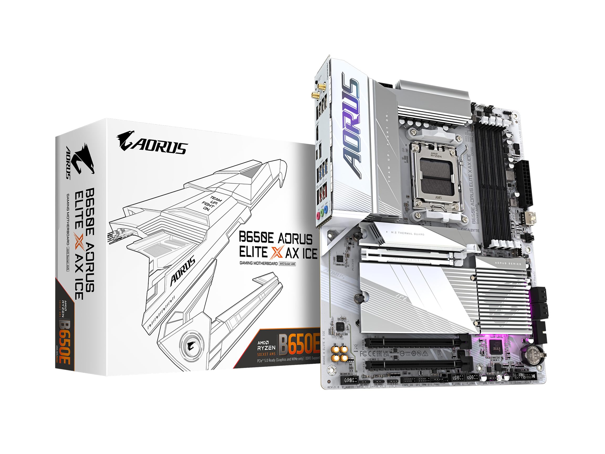 Amazon.com: GIGABYTE B650E AORUS Elite X AX ICE AMD AM5 ATX