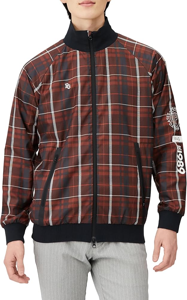 Amazon | [パーリーゲイツ] メンズ ブルゾン タフレックス ブラウンBIG