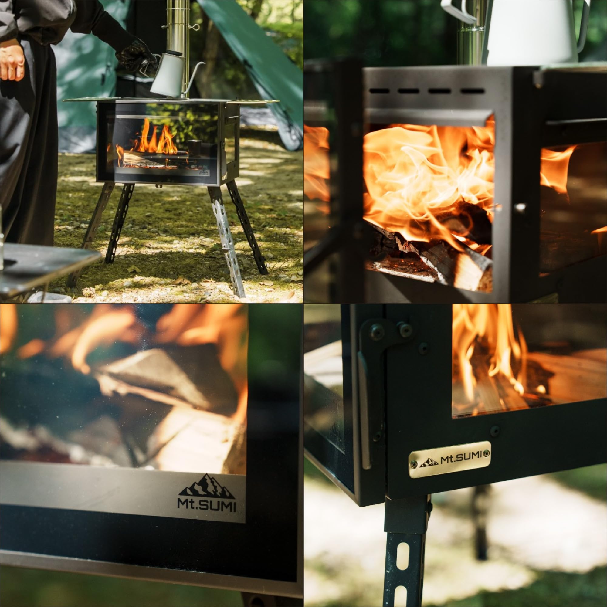 Amazon.co.jp: [ Mt.SUMI (マウントスミ) ] アウトドア 薪ストーブ