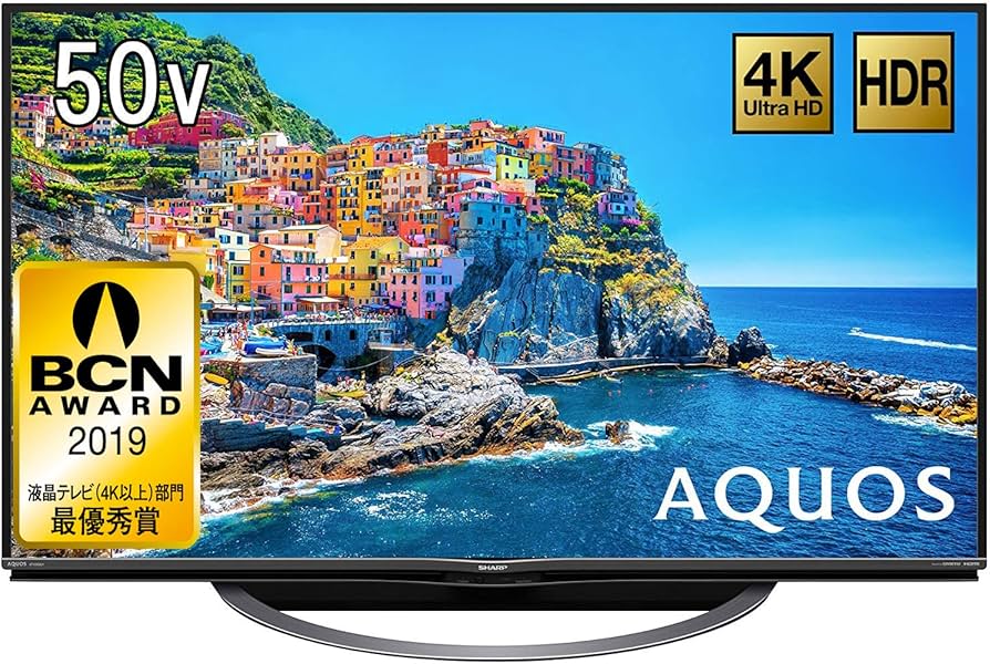Amazon | シャープ 4K対応液晶テレビ AQUOS 4T-C50AJ1 | テレビ 通販