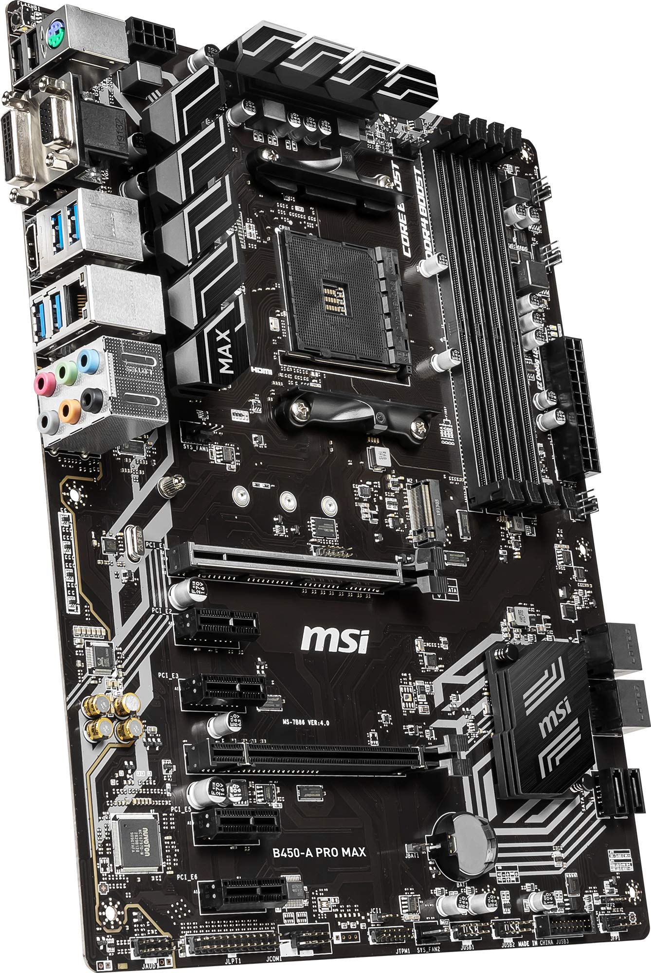 Amazon | MSI B450-A PRO MAX ATX マザーボード [AMD B450チップセット