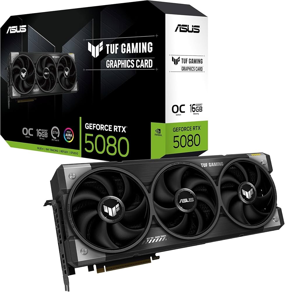 Amazon | ASUS TUF Gaming GeForce RTX 5080 OC Edition 16GB GDDR7