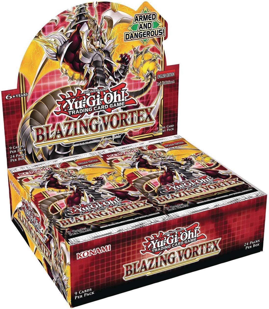 Amazon.com: YuGiOh Trading Card Game Blazing Vortex Booster Box