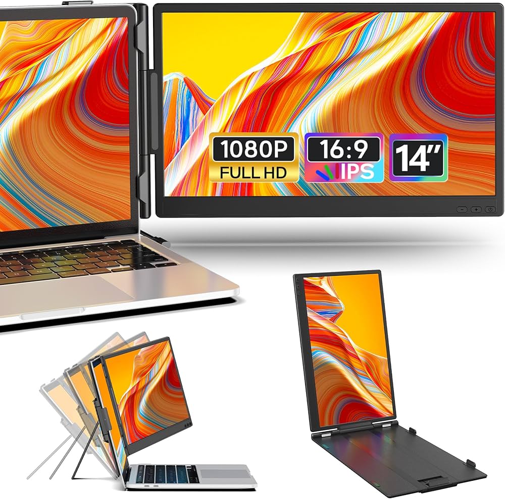 Amazon.co.jp: Laptomo デュアルモニター 14インチ モバイルモニター