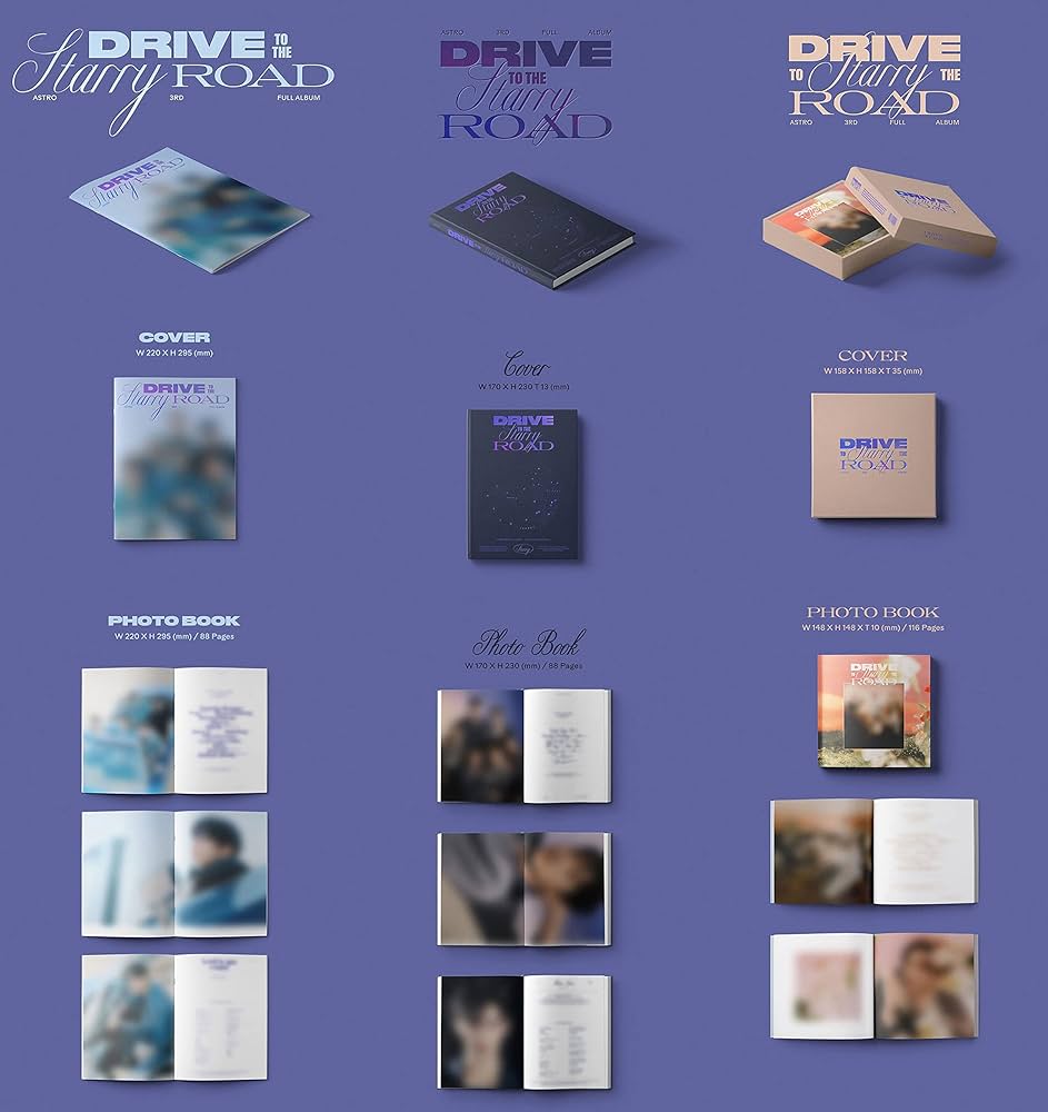 ASTRO - ASTRO DRIVE TO THE STARRY ROAD 3rd Album ( DRIVE + STARRY