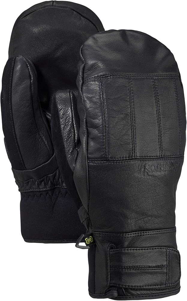 Amazon.com : Burton Mens Gondy Gore-Tex Leather Mitten, True Black