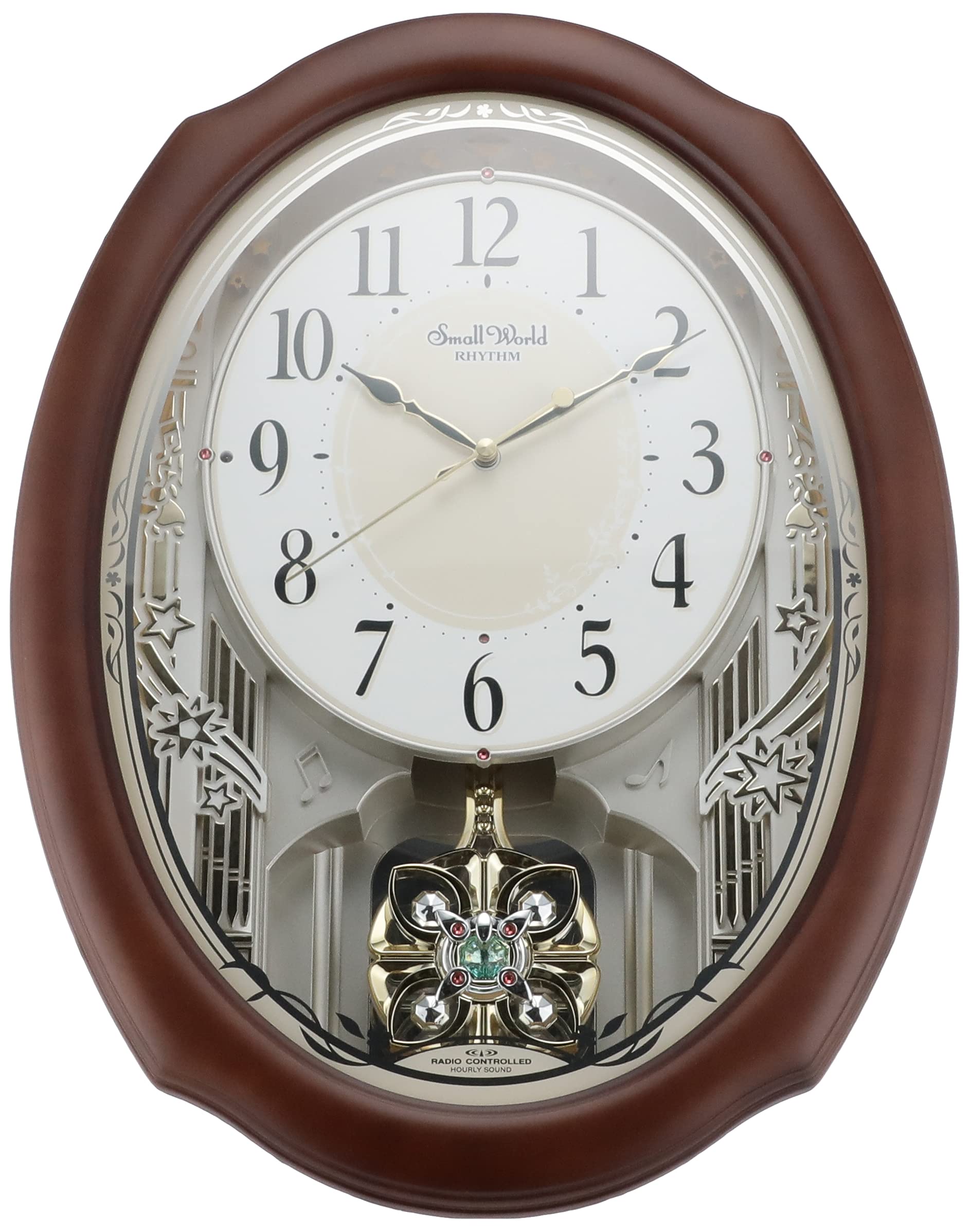 Amazon.co.jp: リズム(RHYTHM) 掛け時計 電波時計 アナログ 30曲