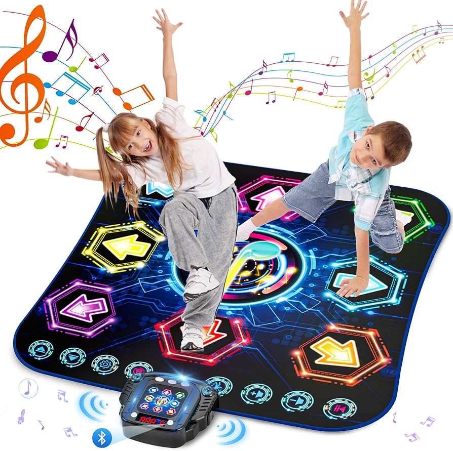 Amazon.com: Surelect Dance Mat, 2025 Light Up 8-Button Dance Pad