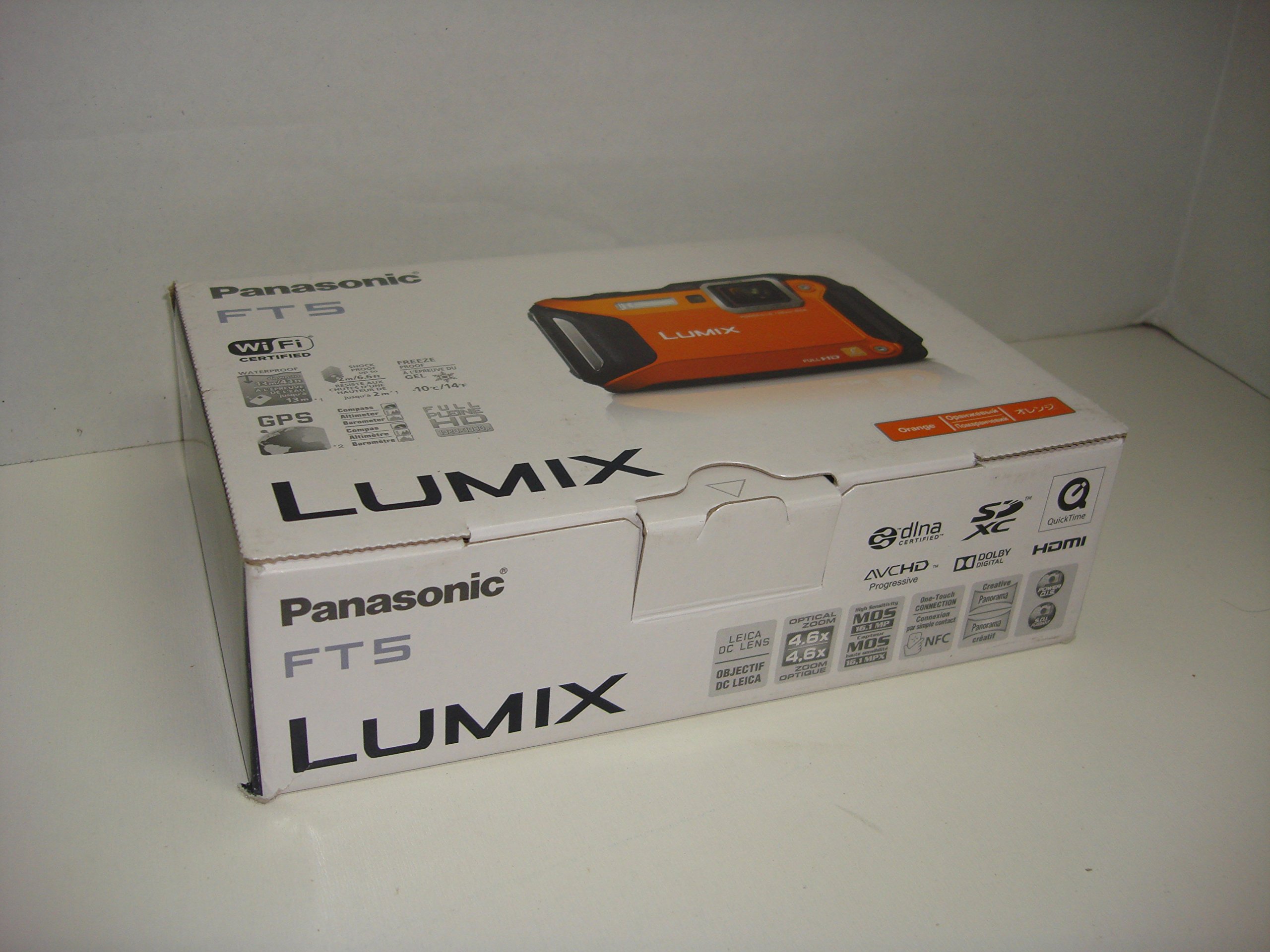 Amazon | パナソニック デジタルカメラ ルミックス FT5 防水 オレンジ