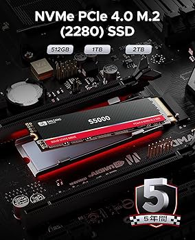 Amazon | SAN ZANG MASTER S5000 SSD 512GB NVMe M.2 PCIe Gen 4x4、M