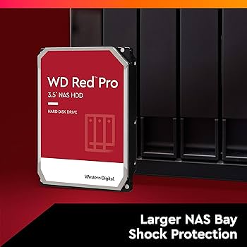 Amazon | WD Red Pro 4TB NAS 3.5インチ内蔵ハードドライブ - 7200 RPM