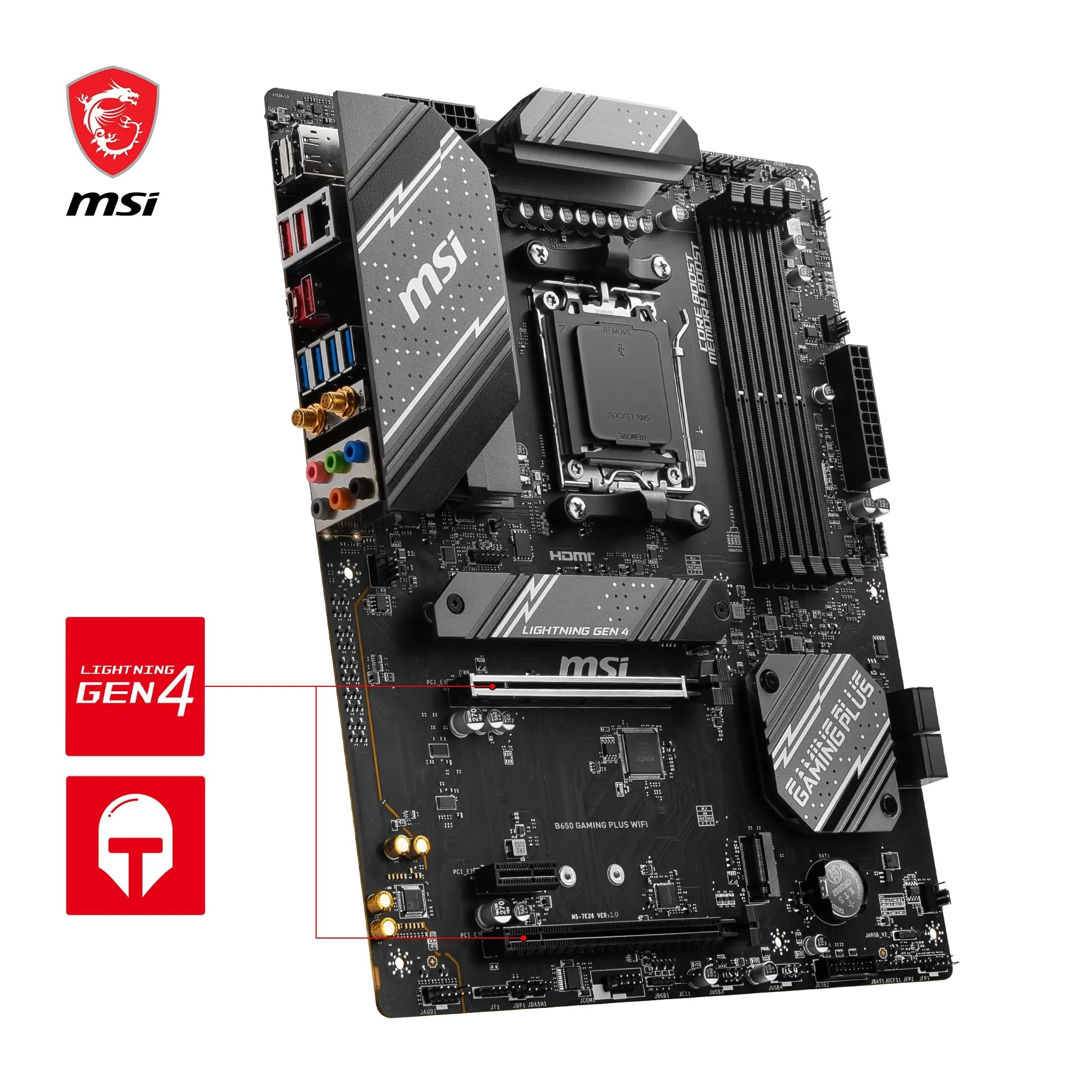 Amazon | MSI B650 Gaming Plus WiFi マザーボード AMD B650 ソケット
