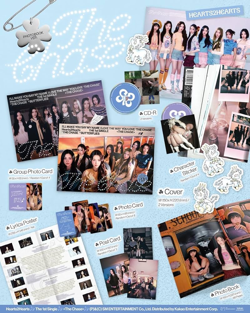 HEARTS2HEARTS, H2H - Hearts2Hearts The Chase 1st Single Album