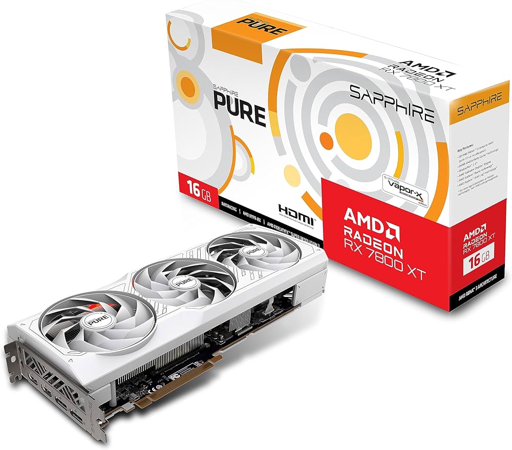 Amazon | Sapphire 11330-03-20G Pure AMD Radeon RX 7800 XT