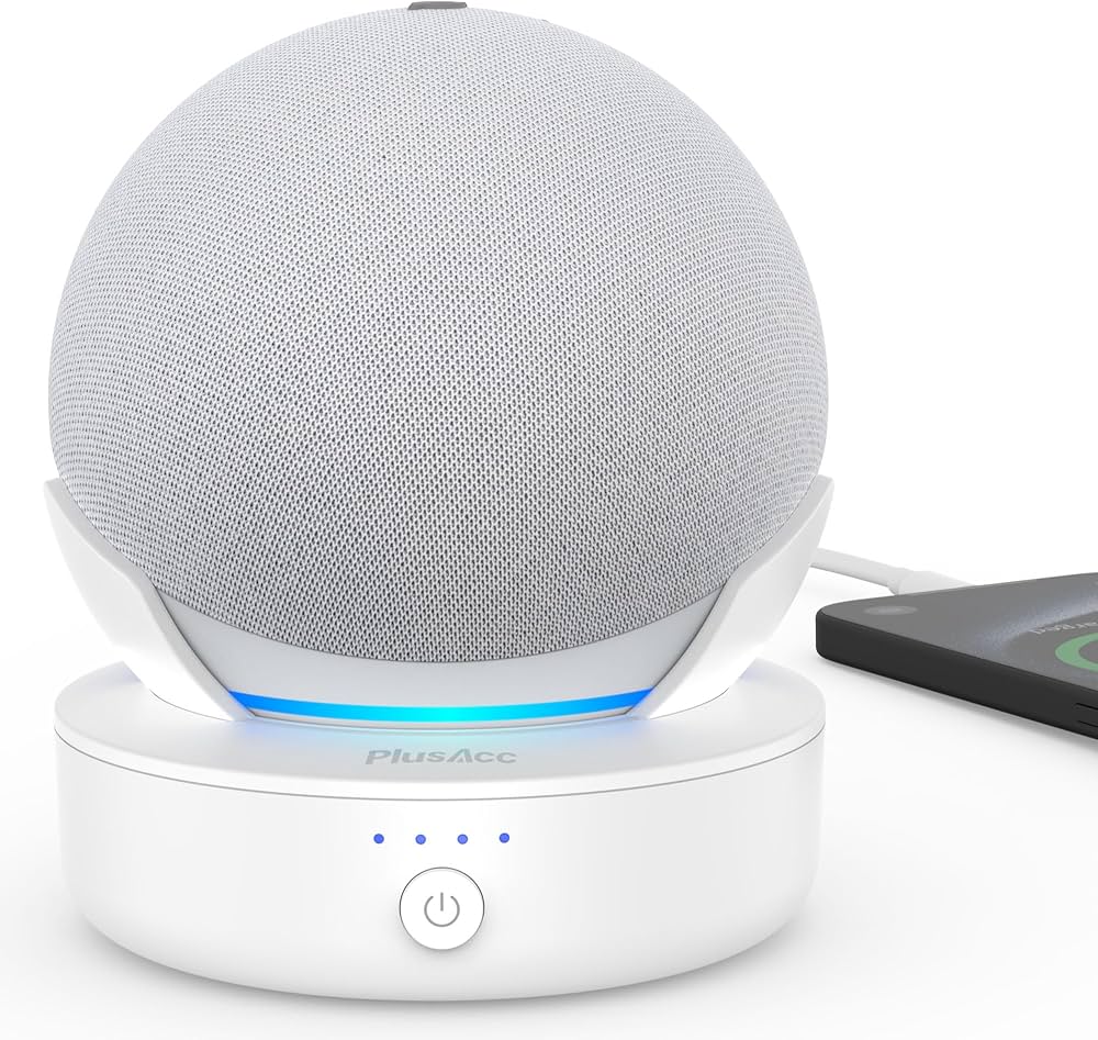 Amazon | Dot 第5世代 バッテリーベース - 10000mah dot 第4世代/第5