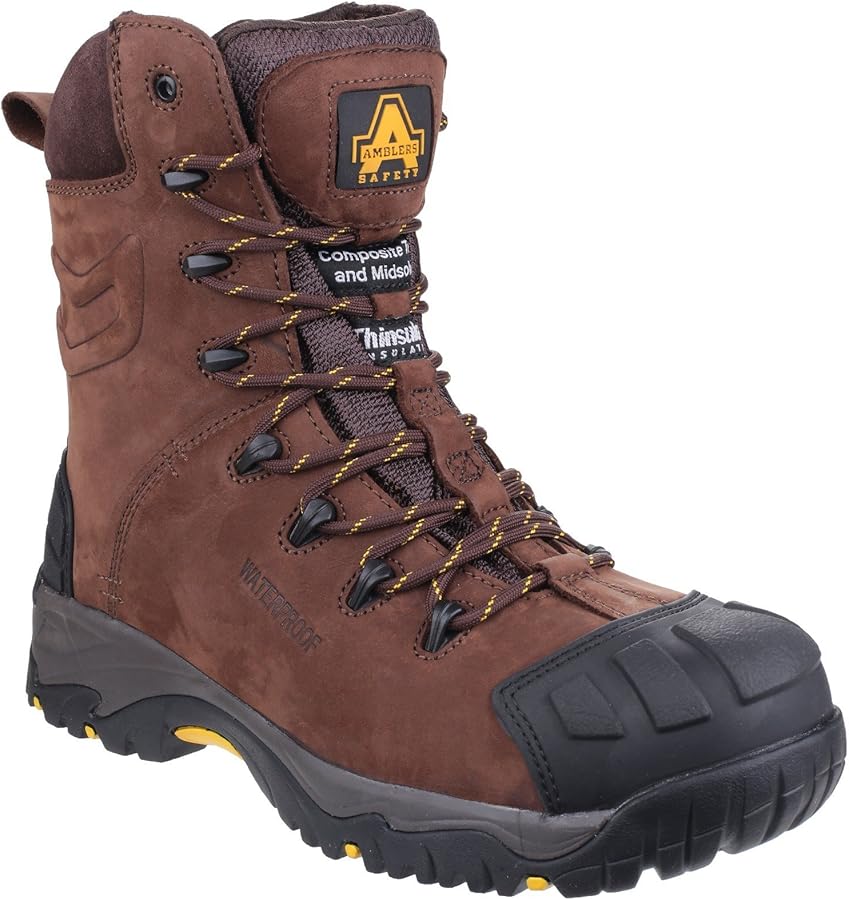 Amazon | Amblers Safety メンズ AS995 ピラー 防水 ハイレッグ レース