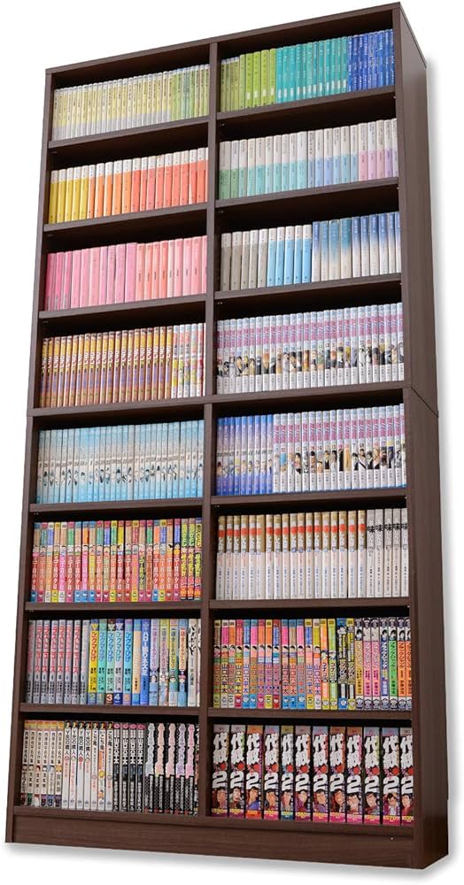 Amazon.co.jp: 山善(YAMAZEN) 本棚 オープンラック 8段 幅90.5×奥行29