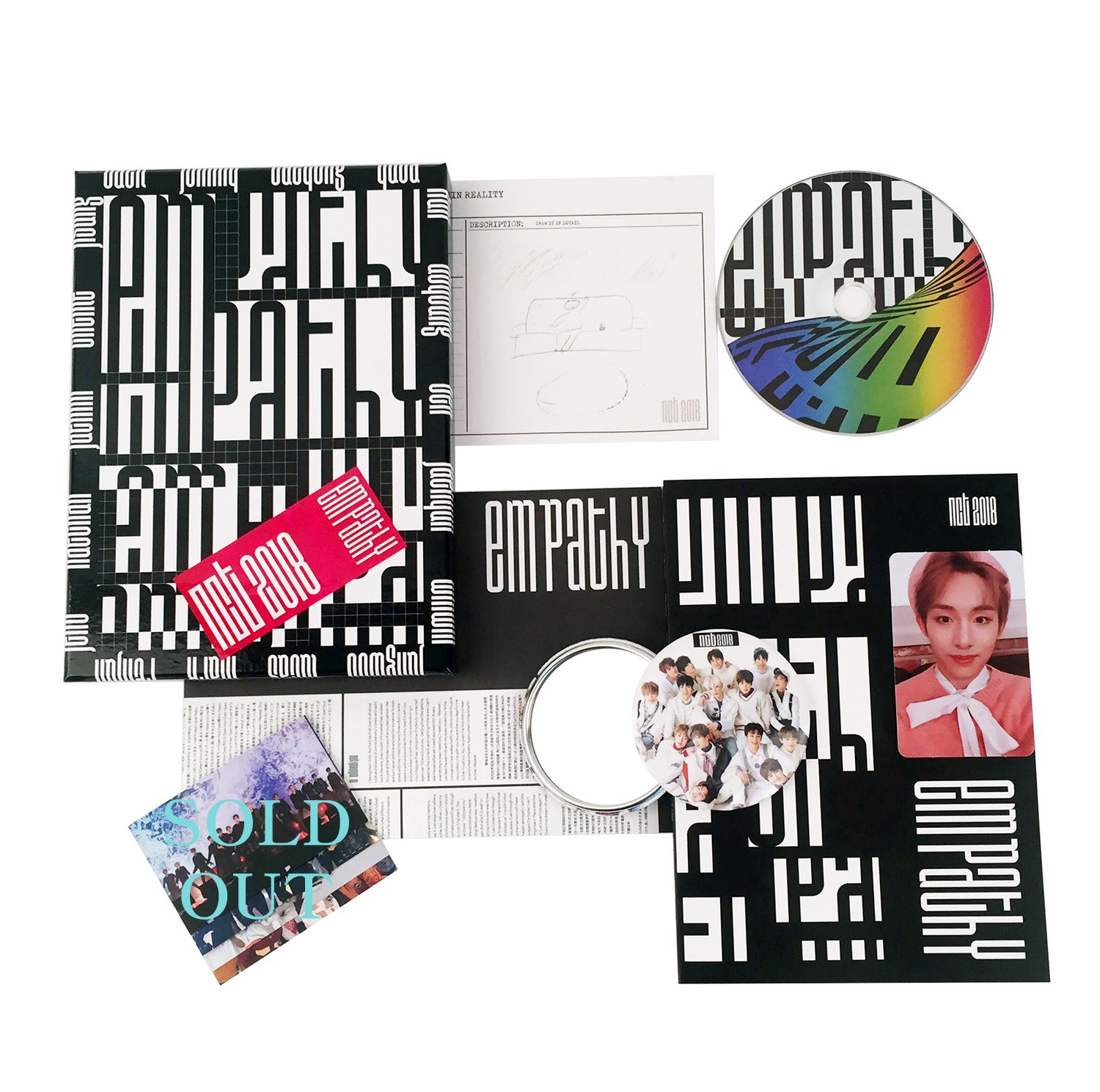 NCT 2018 Album - Empathy CD + Photobook + Photocard + Diary +