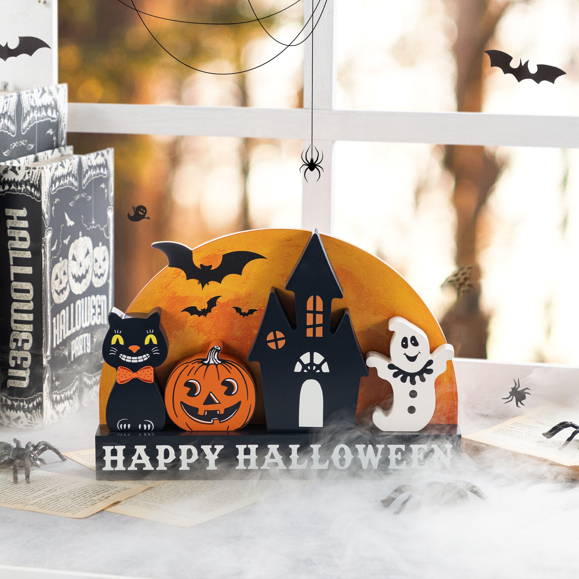 HALLOWEEN Party♪】✦BLACKハウス✦家具＆小物など全て付き♡ Amazon