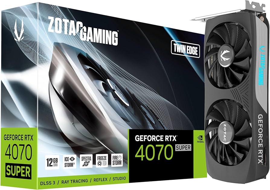 Amazon.com: ZOTAC Gaming GeForce RTX 4070 Super Twin Edge DLSS 3