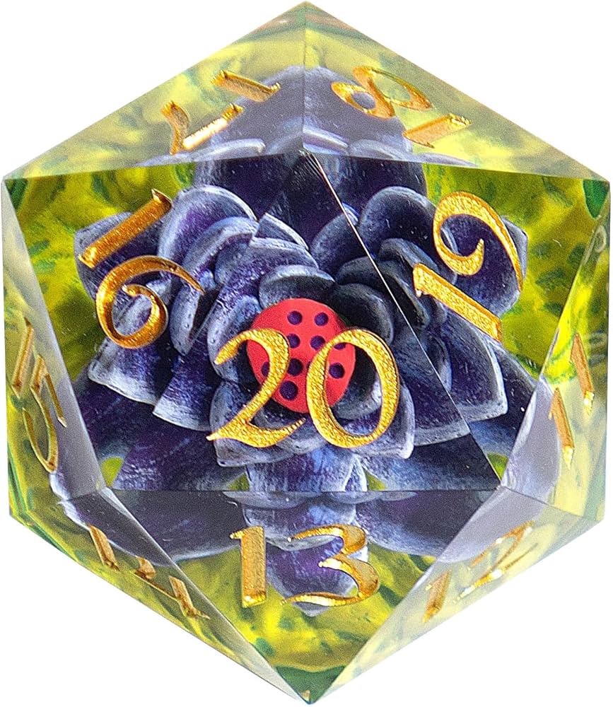 Amazon | 54mm d20 MTG Black Lotus Spindown | ダイス・サイコロ