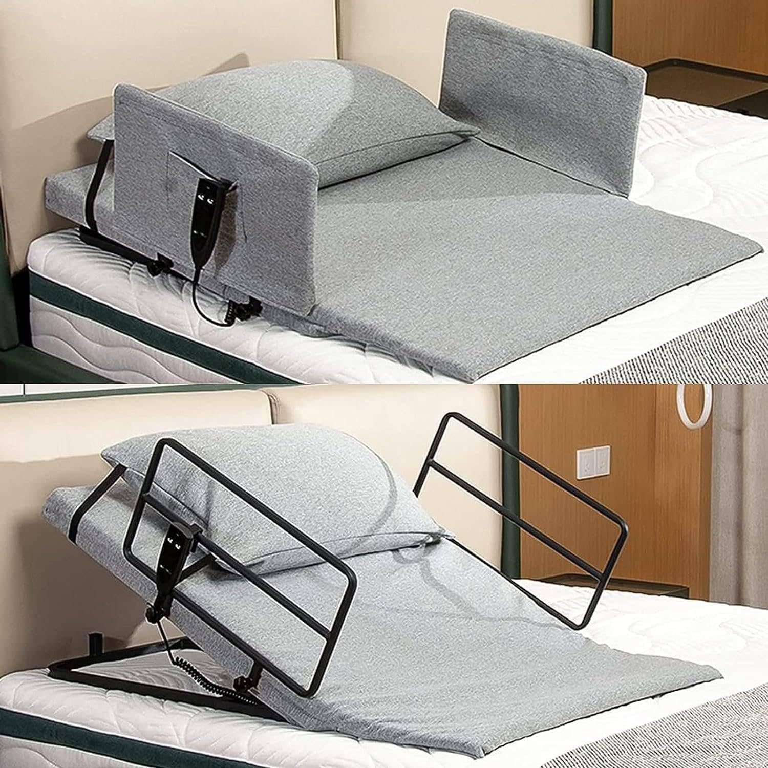 Amazon.co.jp: 電動ベッド背もたれ、調節可能な背もたれアシスト、座位