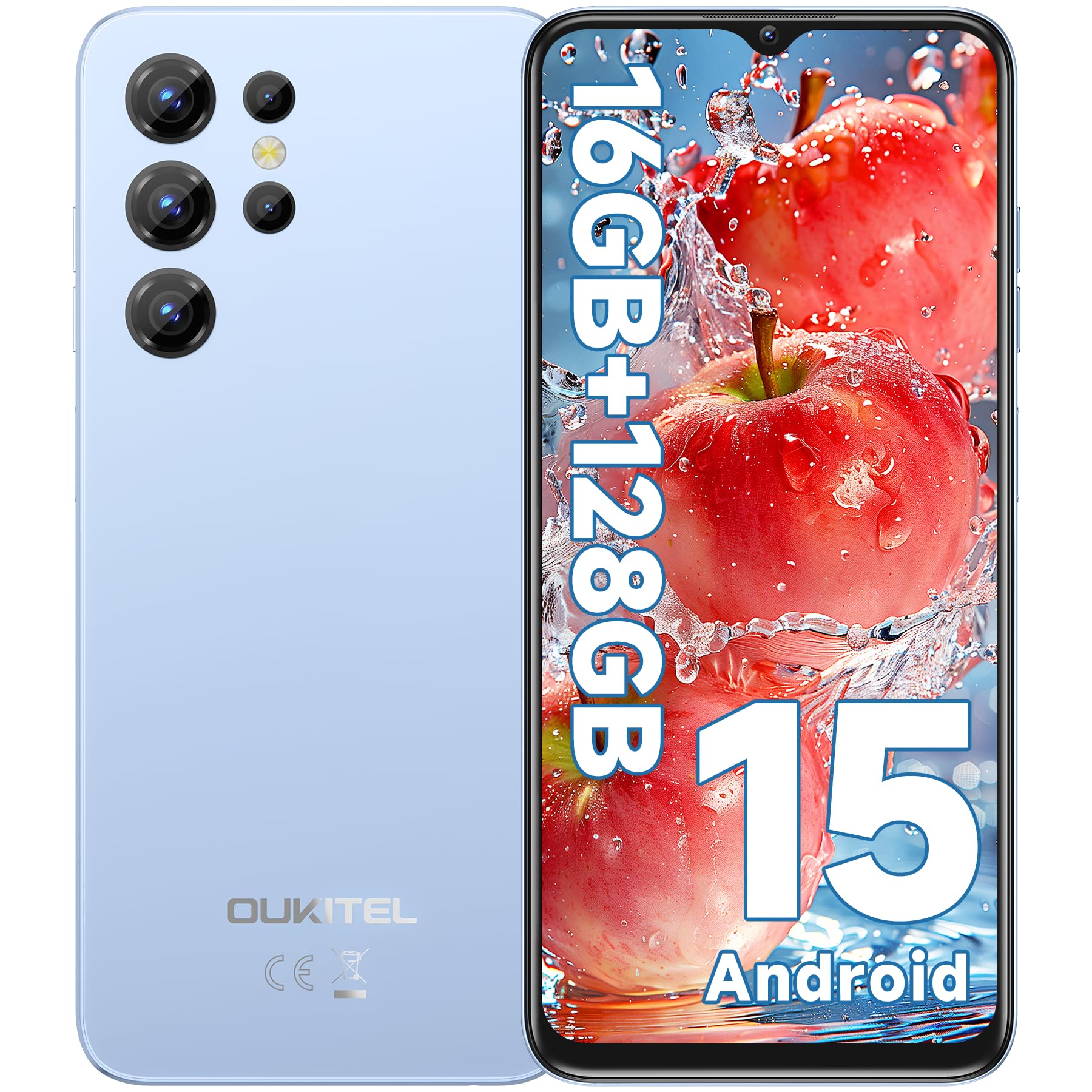 Amazon.com: OUKITEL C1 Android 15 Cell Phone Unlocked 2025-16GB+