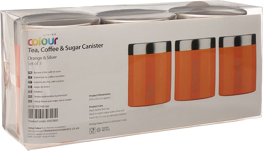 Amazon.com: Premier Housewares 507805 Liberty Tea Coffee and Sugar