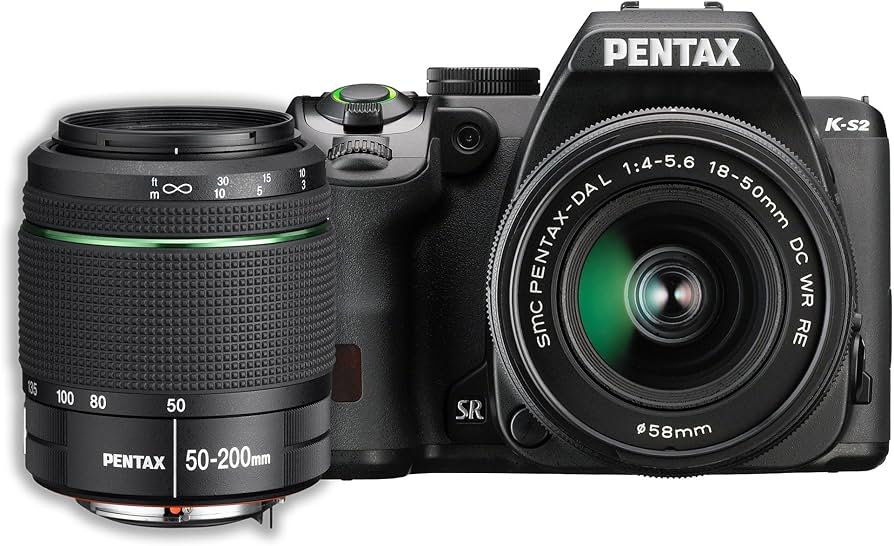 Amazon.com : Pentax K-S2 20MP DSLR Two Lens Kit w/ 18-50mm WR & 50