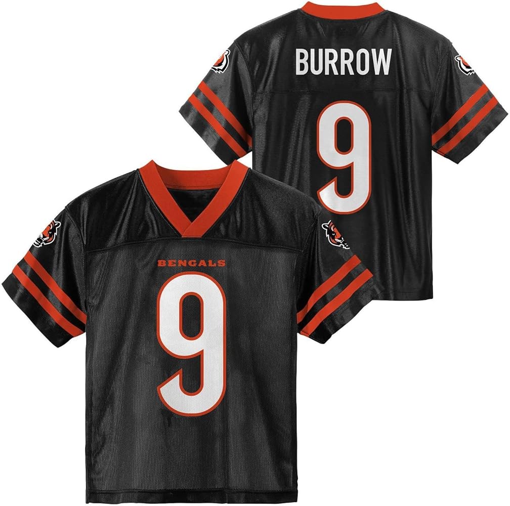 Amazon.com: Joe Burrow Cincinnati Bengals #9 Black Youth 8-20 Home