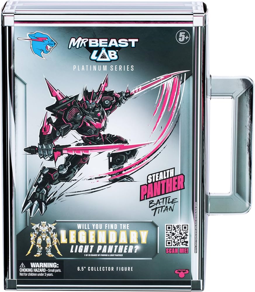 Amazon.com: MRBEAST LAB Platinum Series 6” (15.3cm) Stealth