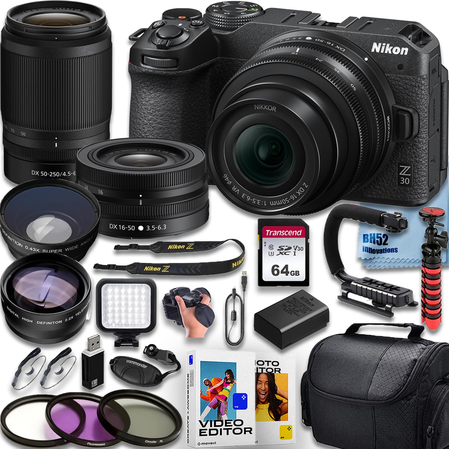 Amazon.com : Nikon Z30 20.9MP 4K Video Recording Vlogging Camera