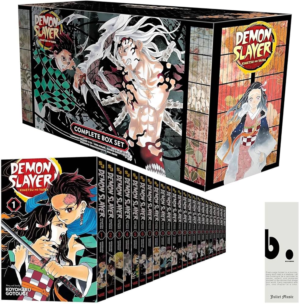 Demon Slayer Manga Box Set Kimetsu no Yaiba (Volumes 1–23