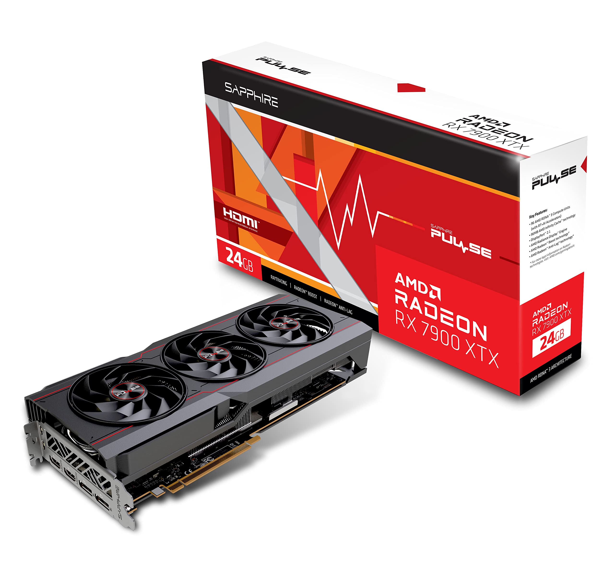 Amazon.com: Sapphire 11322-02-20G Pulse AMD Radeon RX 7900 XTX