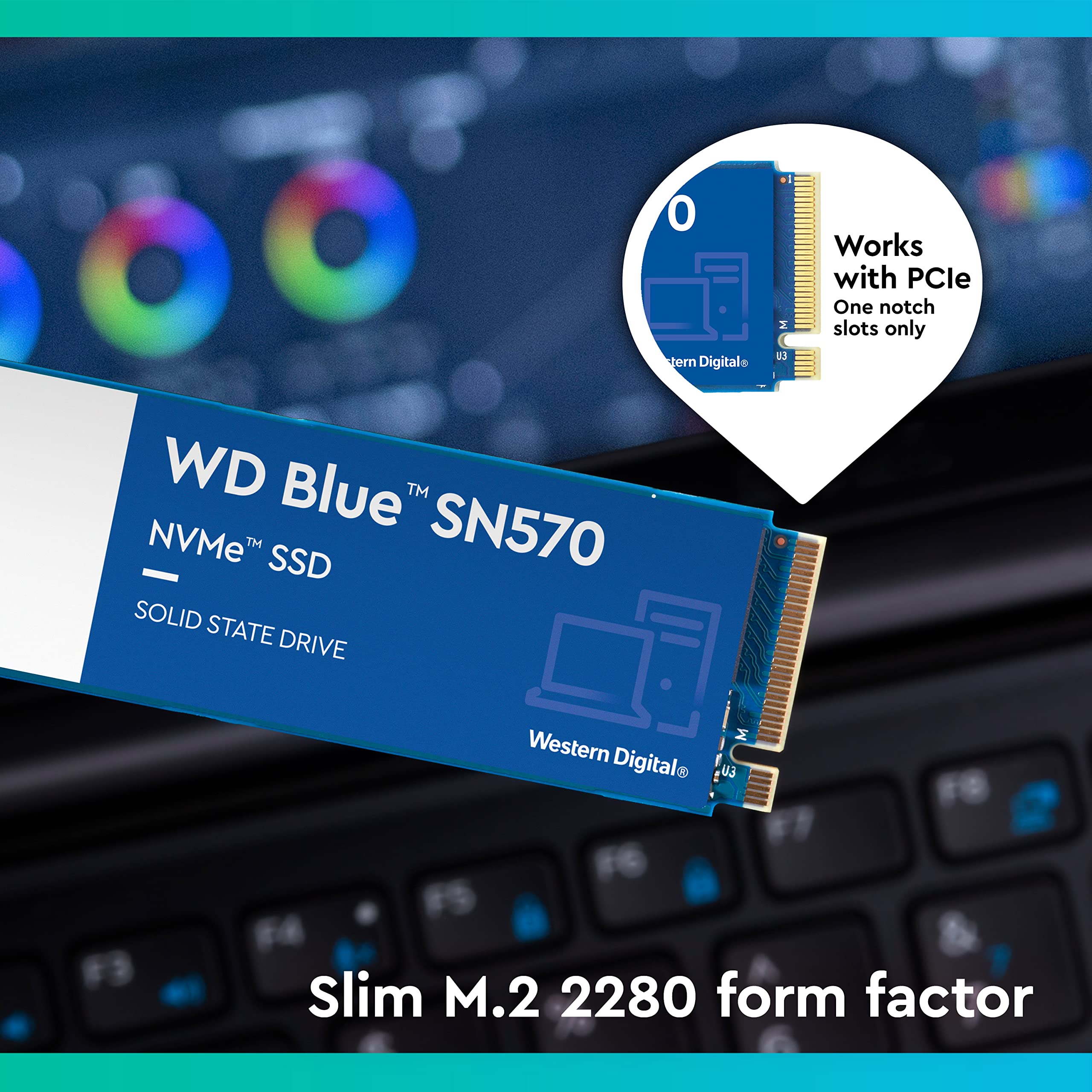 Amazon | Western Digital(ウエスタンデジタル) 2TB WD Blue SN570