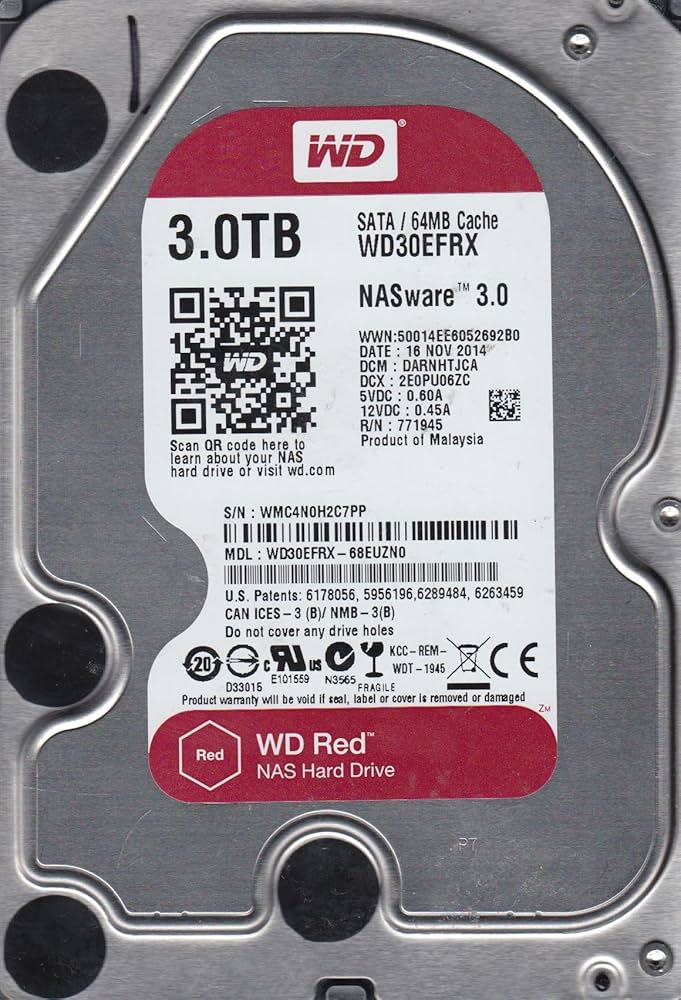 Amazon | WD30EFRX-68EUZN0、DCM DARNHTJCA、Western Digital 3TB SATA