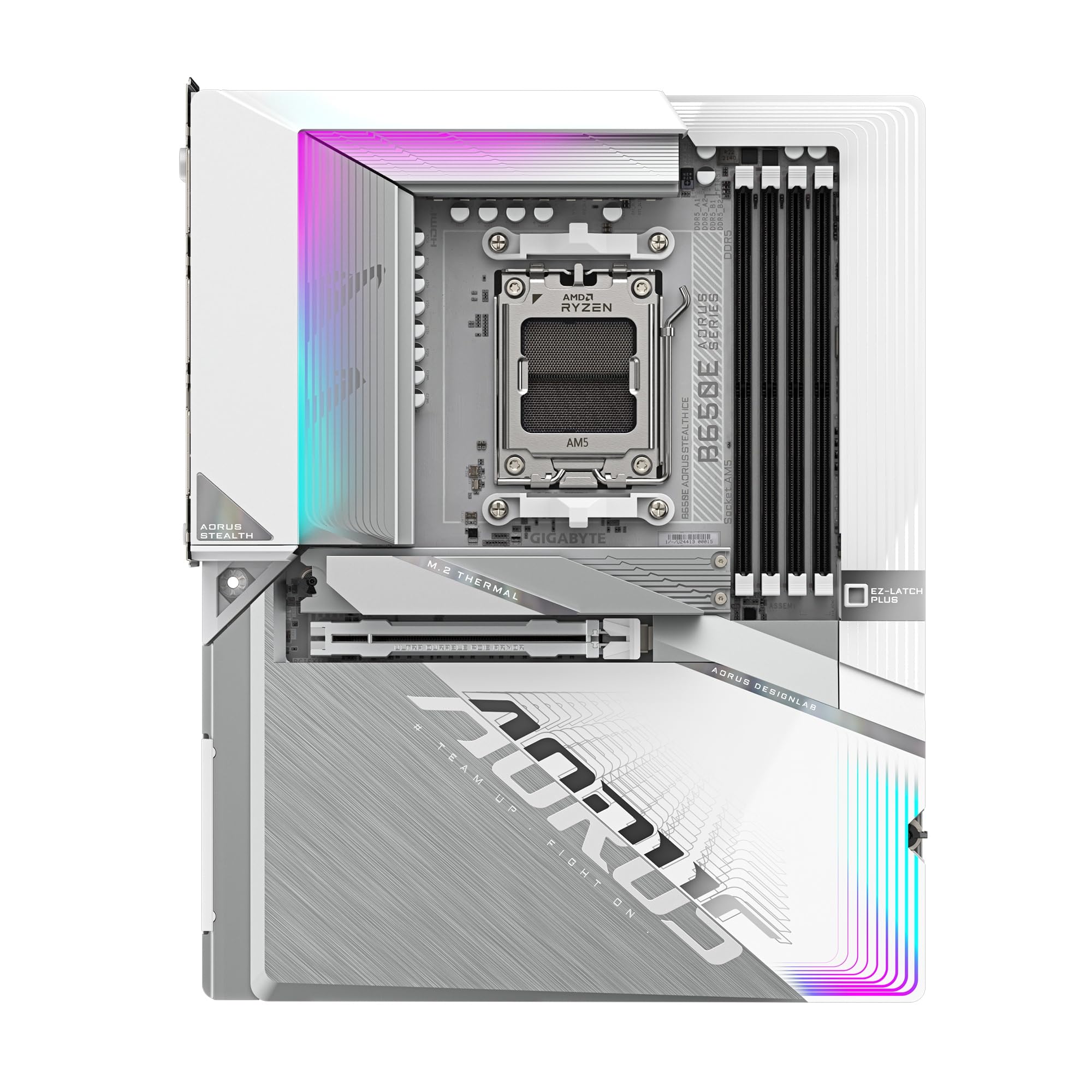 Amazon | GIGABYTE B650E AORUS STEALTH ICE 背面コネクタ・ホワイト