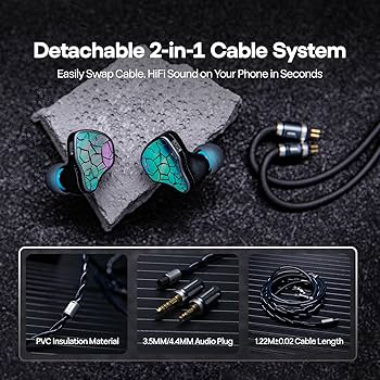 Amazon.com: Linsoul THIEAUDIO HYPE 4 MKII 2DD + 4BA Hybird In Ear