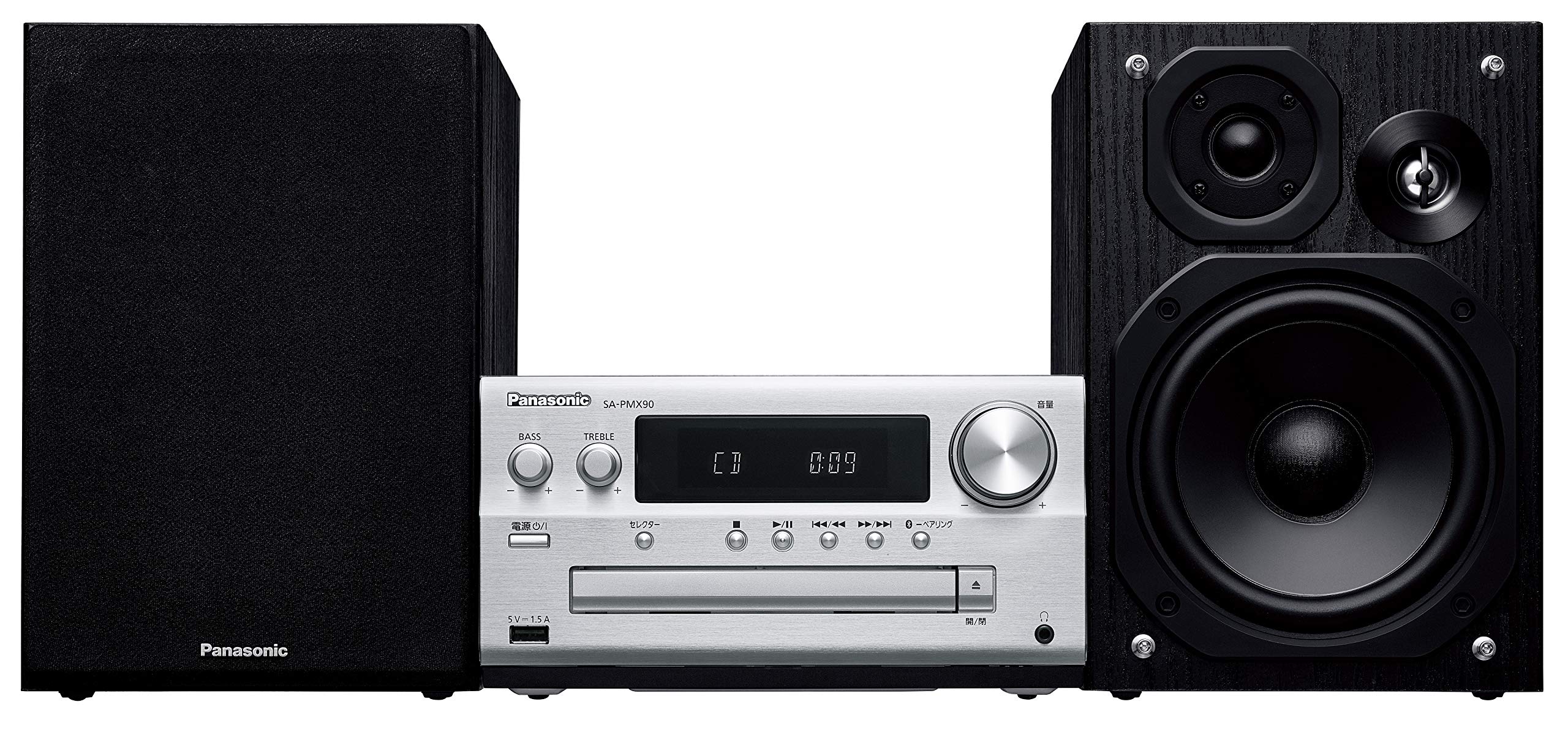 Amazon.co.jp: Panasonic SC-PMX90-S Mini Compo Stereo System, FM/AM