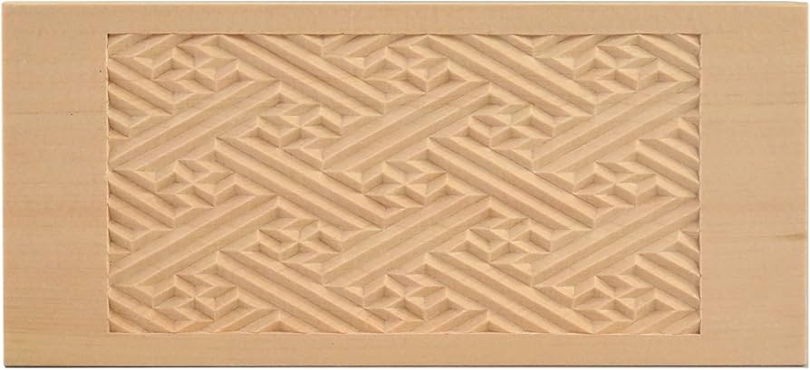 Amazon.co.jp: こころの仏像彫刻 「初級編」 紗綾形模様・麻の葉模様