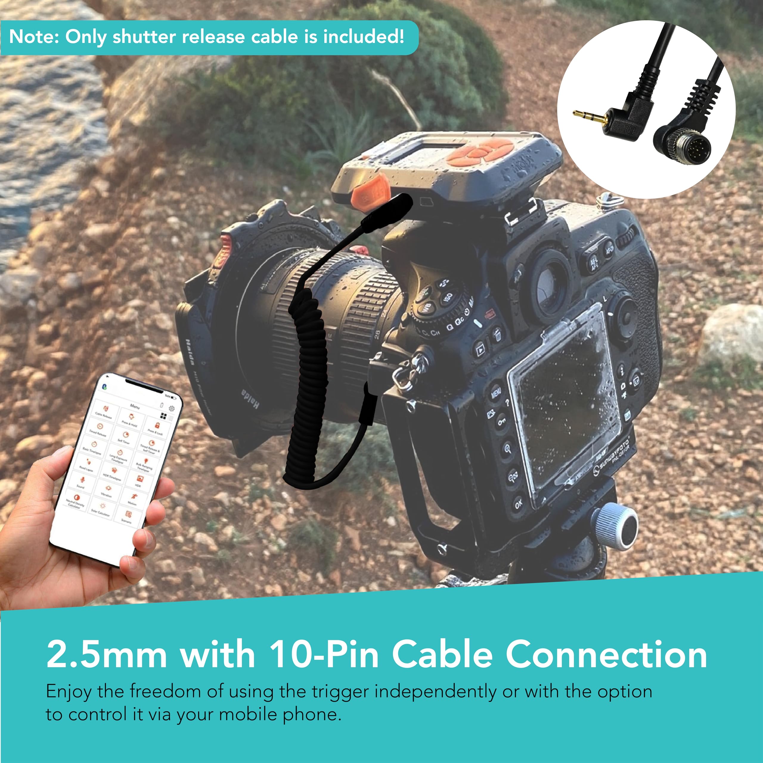 Amazon | Foto&Tech 2.5 mm-N1カメラリモートシャッターリリース接続