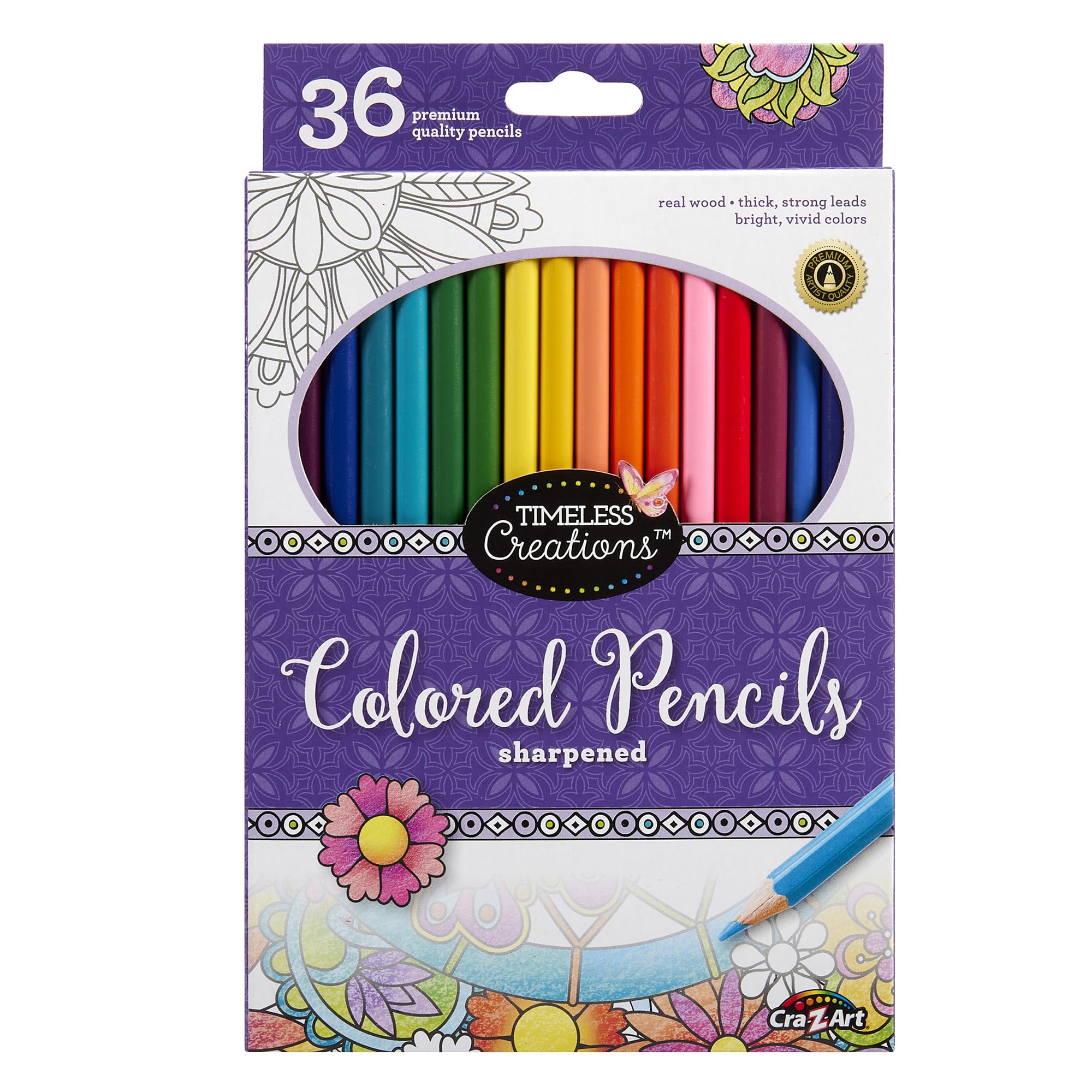 Amazon.com: Cra-Z-Art Timeless Creations Adult Coloring: 36ct