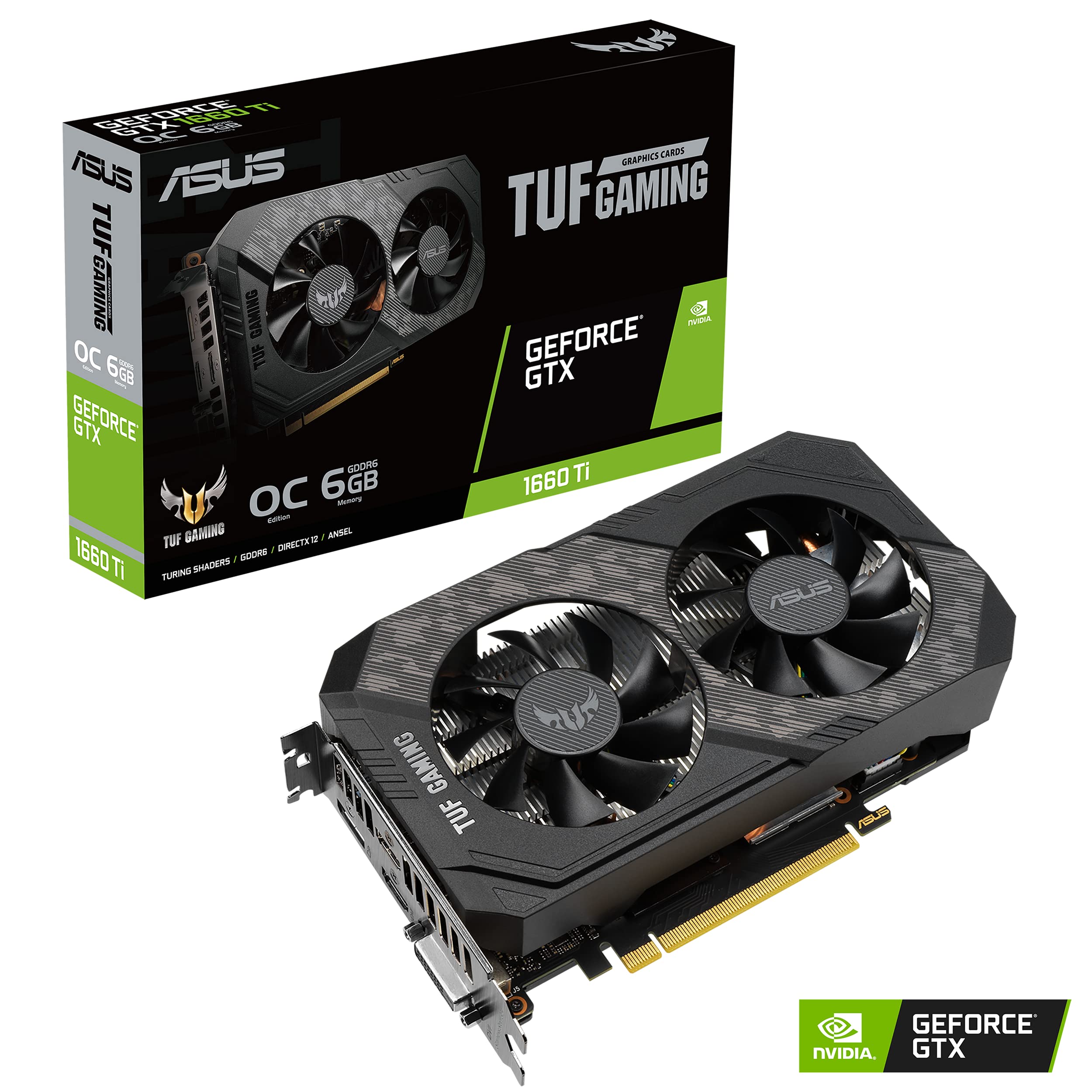 Amazon | ASUS TUF Gaming NVIDIA GeForce GTX 1660 Ti EVO OC