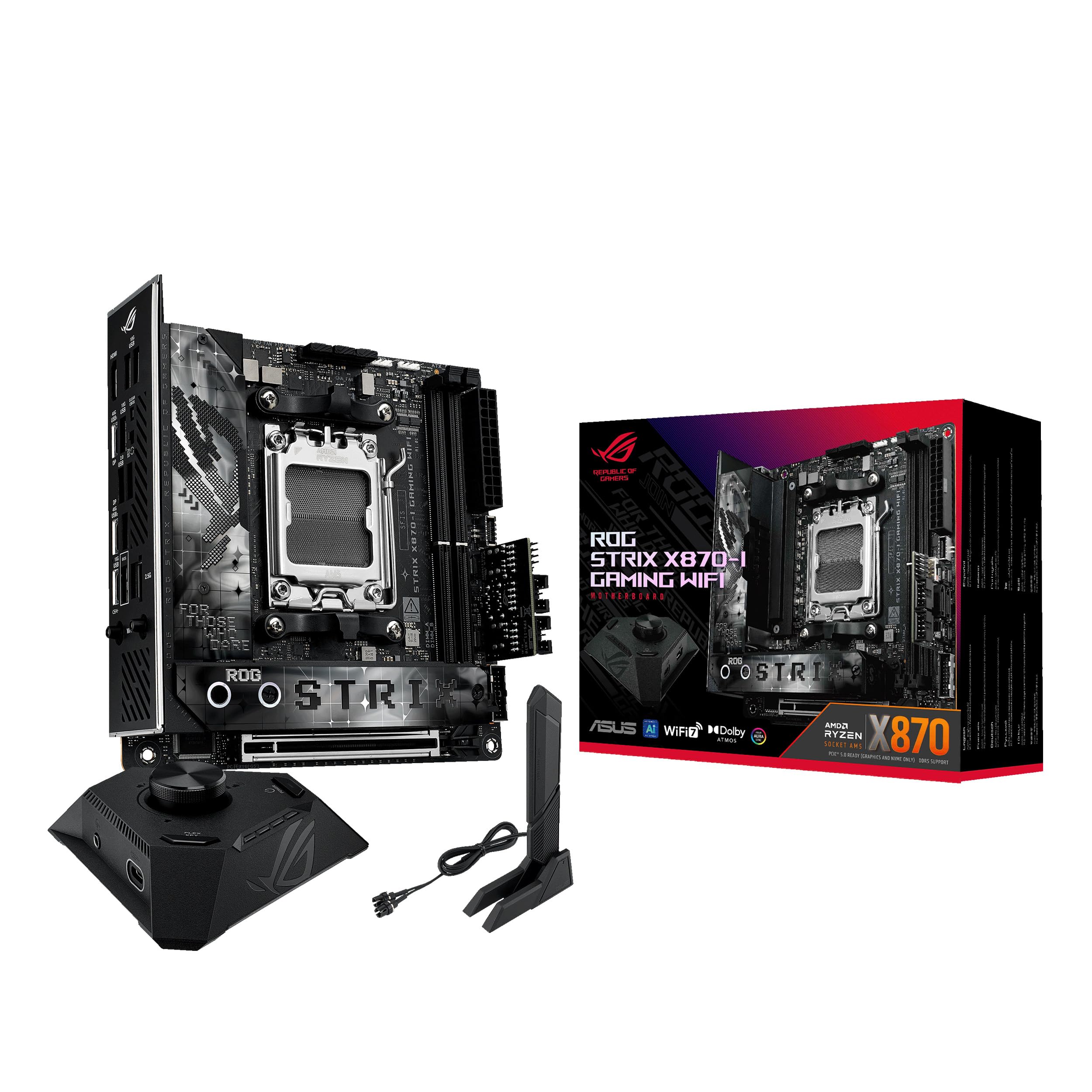Amazon.com: ASUS ROG STRIX X870-I GAMING WIFI AMD AM5 X870 Mini