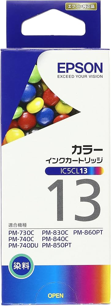 Amazon.co.jp: EPSON 純正インクカートリッジ IC5CL13 (5色一体型
