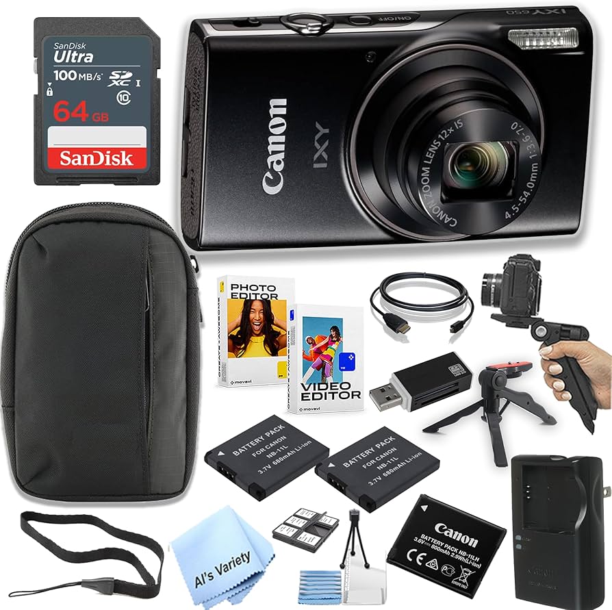 Amazon.com : Canon PowerShot IXY 650 (ELPH 360) HS Digital Camera